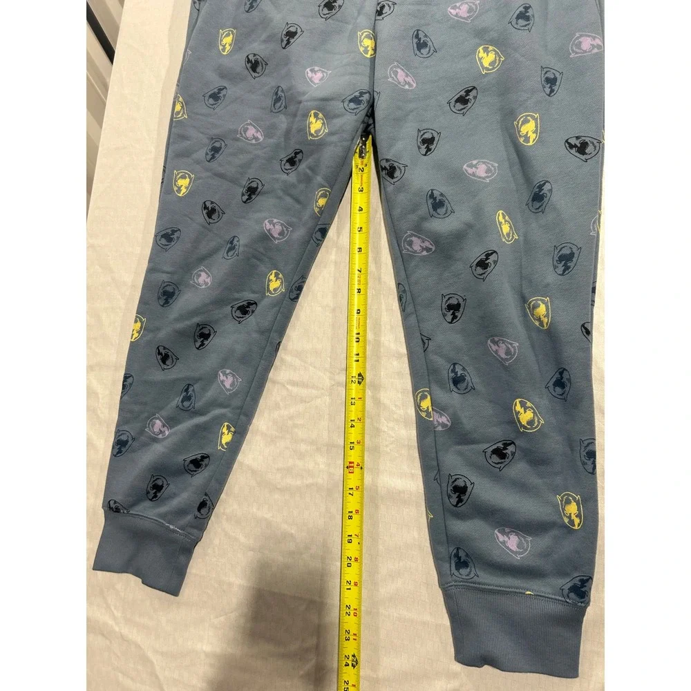 Marvel Black Panther Jogger‎ Sweatpants Blue Gray All Over Print Mens XL